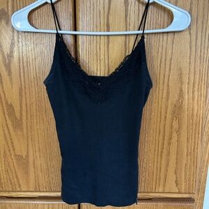 Hollister Black Fitted Sleeveless Camisole Top